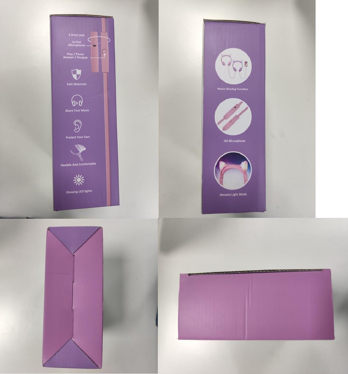 Olyre Cuffie per bambini,cuffie regolabili sull'orecchio, jack da 3,5 mm, compatibili con telefoni cellulari per la scuola, computer MP3/4 Kindle Fire Tablet - arancione/giallo