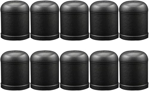 Miniatura 1 de Toyvian 10 piezas de dados rodantes profesionales negros taza de dados cilíndricos caja de dados club bar entretenimiento juego para decoración de