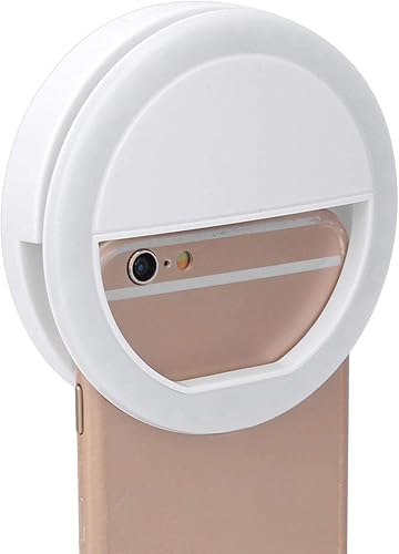 Miniatura 8 de kuweot Luz de llenado de anillo de 36 LED, 5600K 3 niveles de luz regulable para selfies, luz de relleno para tabletas de teléfono móvil, fotos de