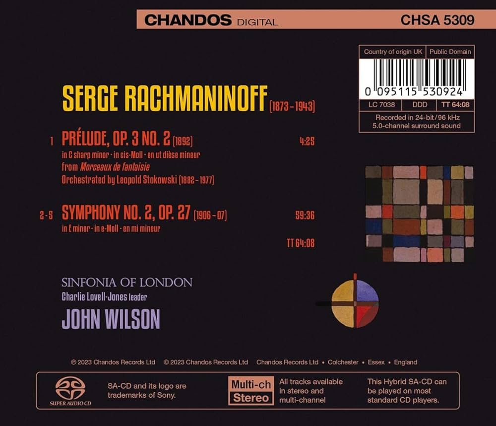 Sinfonia of London, Sergei Rachmaninoff - Symphony No. 2