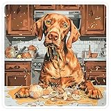 Vizsla Sticker 4 Inch Dog Hungarian Dog Breed - Waterproof Animal Vinyl Decal for Laptop Water Bottle Car Tumbler - Durable Aesthetic Long-Lasting Stickers for Adults ID44990