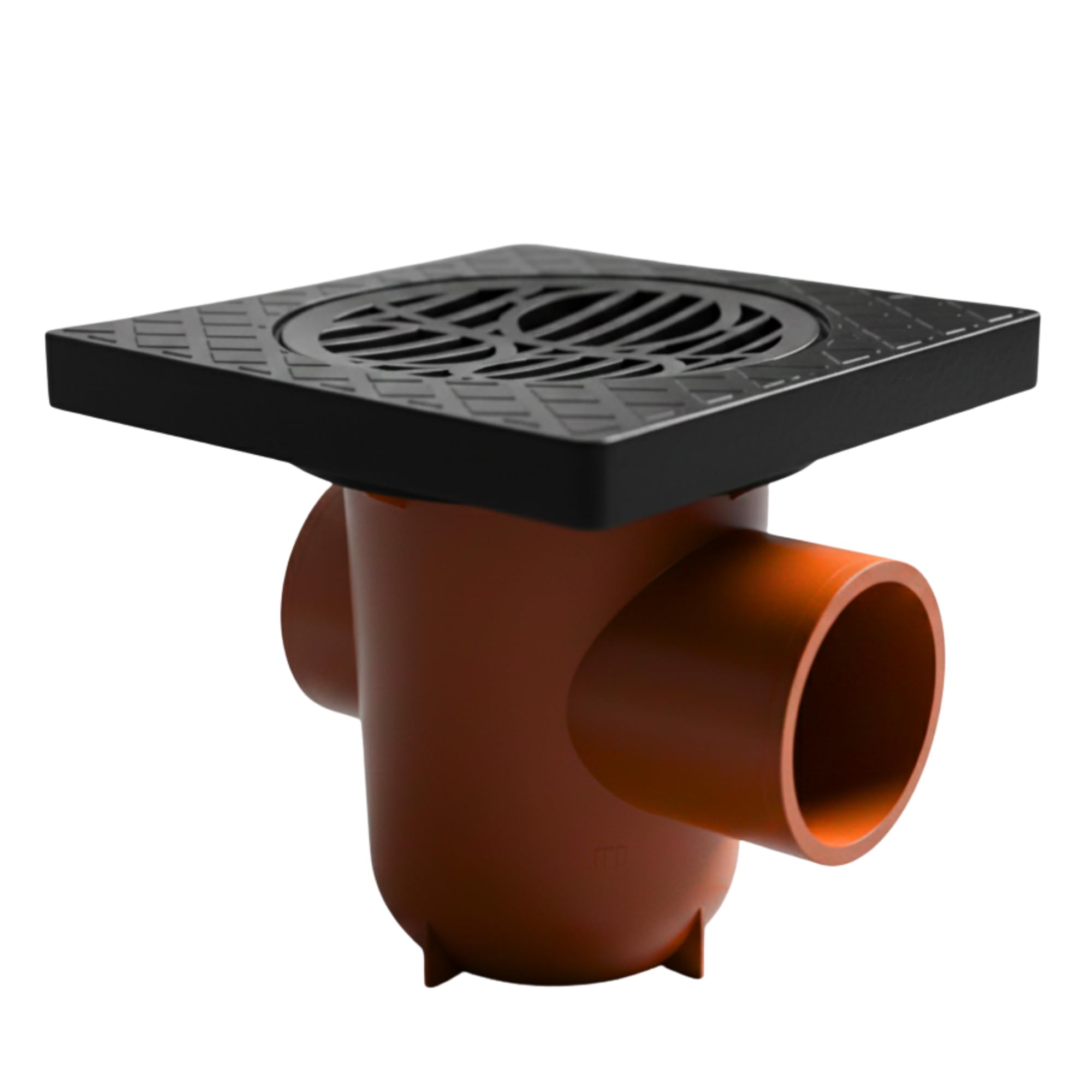 SHMOX 110mm Double Inlet Bottle Gully (Rectangular Grid) – 110mm Underground Drainage Fittings