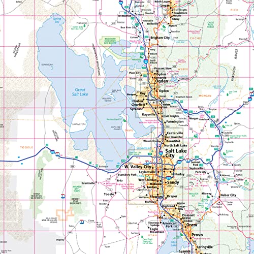 Rand McNally Easy to Read Folded Map: Utah State Map