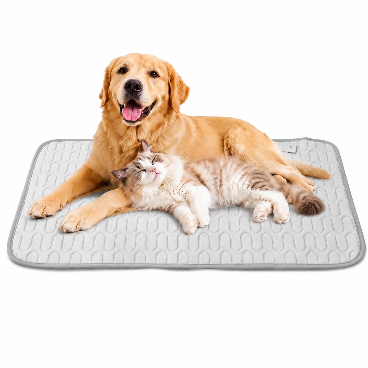 Dog Cooling Mat, Waterproof Foldable Cooling Pad for Dogs & Cats (L)