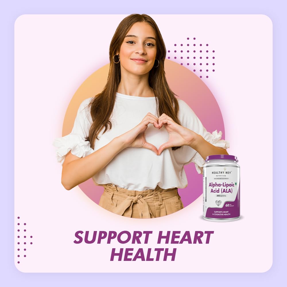 HealthyHey Nutrition Alpha Lipoic Acid - ALA-60 Veg. Capsules - Gluten Free & Non-GMO — Amazon image 4