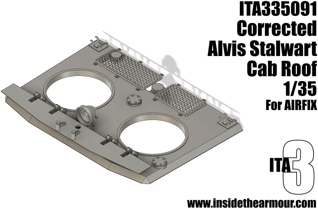 Inside the Armor ITA335091 1/35 Stalwart Corrected Cab Roof for Airfix Dummy resun kit/Replica