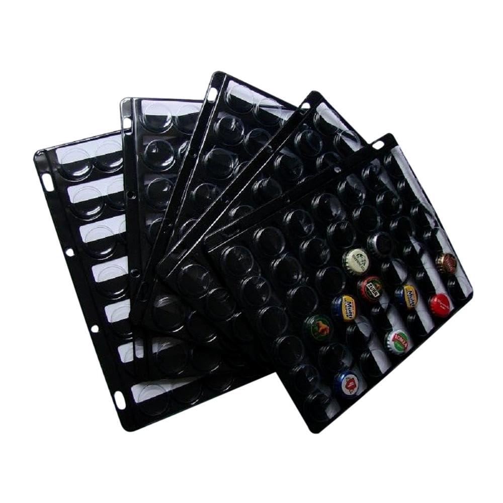 Álbum De 10 Páginas Para Tapones De Cerveza – 42 Bolsillos Por Página, Capacidad Para 420 Tapones, Diámetro 3 Cm