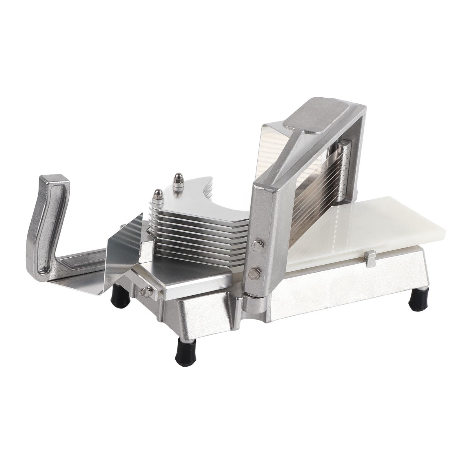 Cortador de Verduras Cortador de Rebanadas Manual de Alta Eficiencia Acero Inoxidable Ideal para Frutas y Verduras 1 Unidad (Grosor de la rebanada: 6,3 mm/0,25 pulgadas.)
