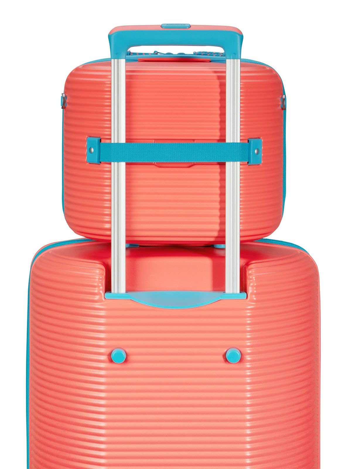 American Tourister Kosmetiktasche Rollio Beauty Case Coral/Blue Koralle