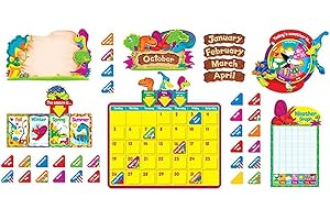 TREND Enterprises, Inc. Dino-Mite Pals Calendar Bulletin Board Set