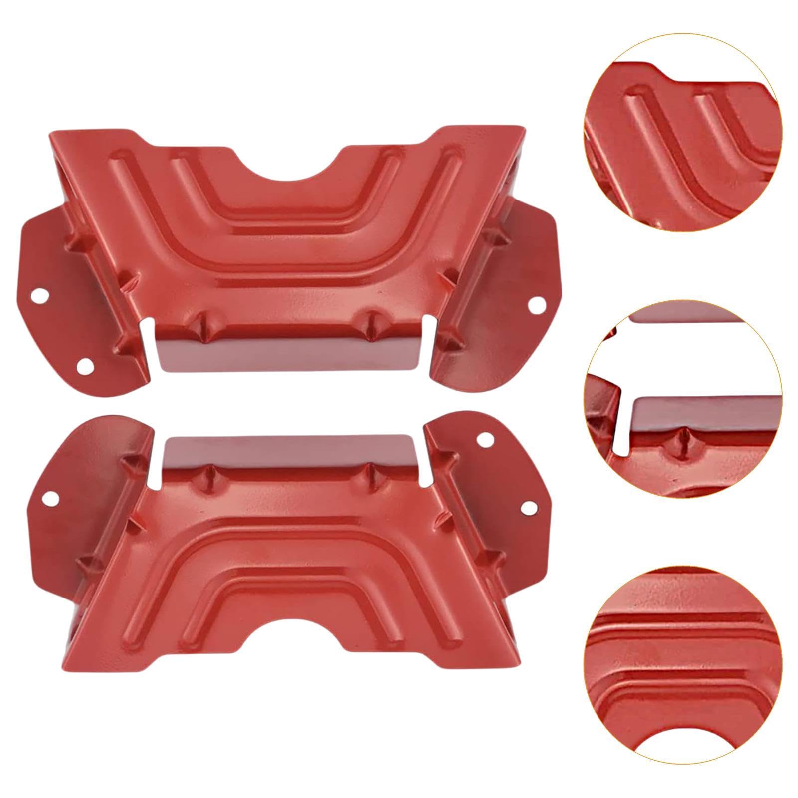 2 Piezas de La Cubierta de La, Cubierta de La Correa Del Husillo de de Césped, Accesorios para Herramientas de Jardín, Cubiert, Rojo