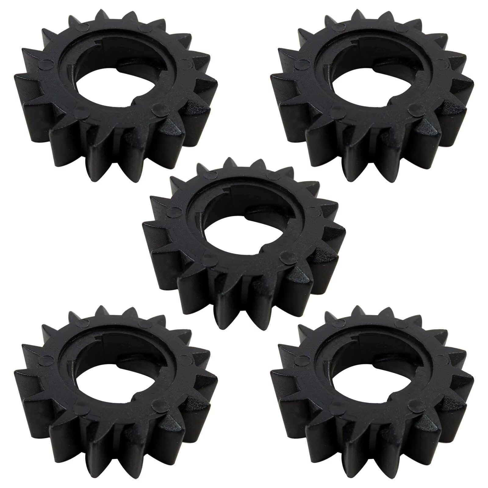 5 Pack Composite Starter Gears Fit for Briggs and Stratton Plastic 16 Tooth 222-22012, A-B15086K, B1695708