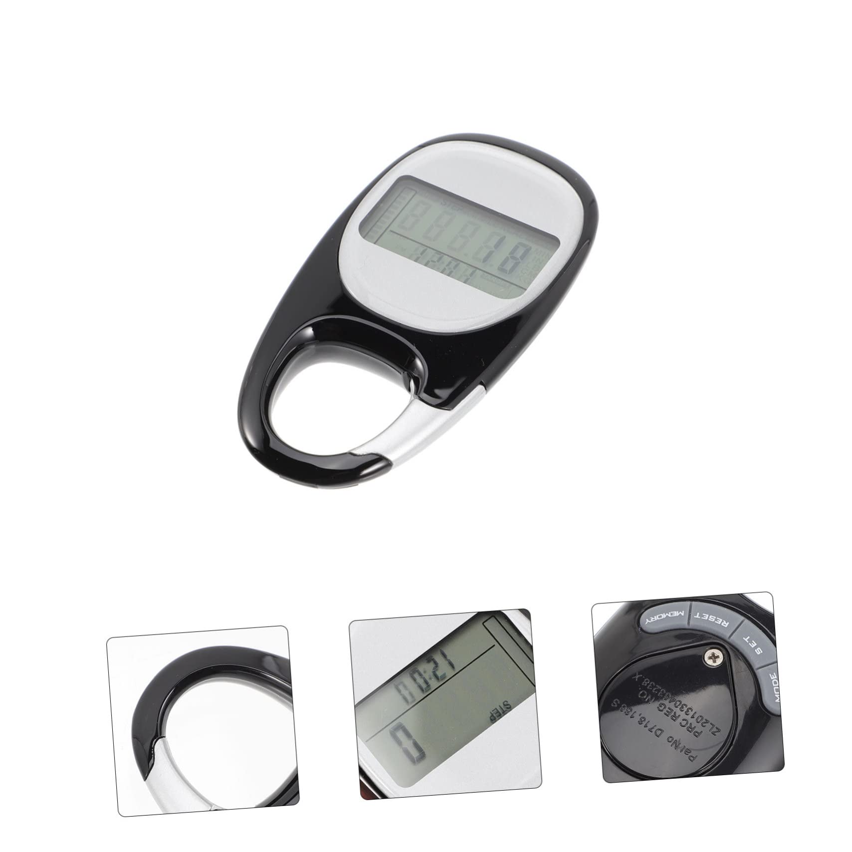 Anneome Lot De 4 Podomètres Portables en Abs Compteur De pour l'escalade Et La Randonnée Design Simple