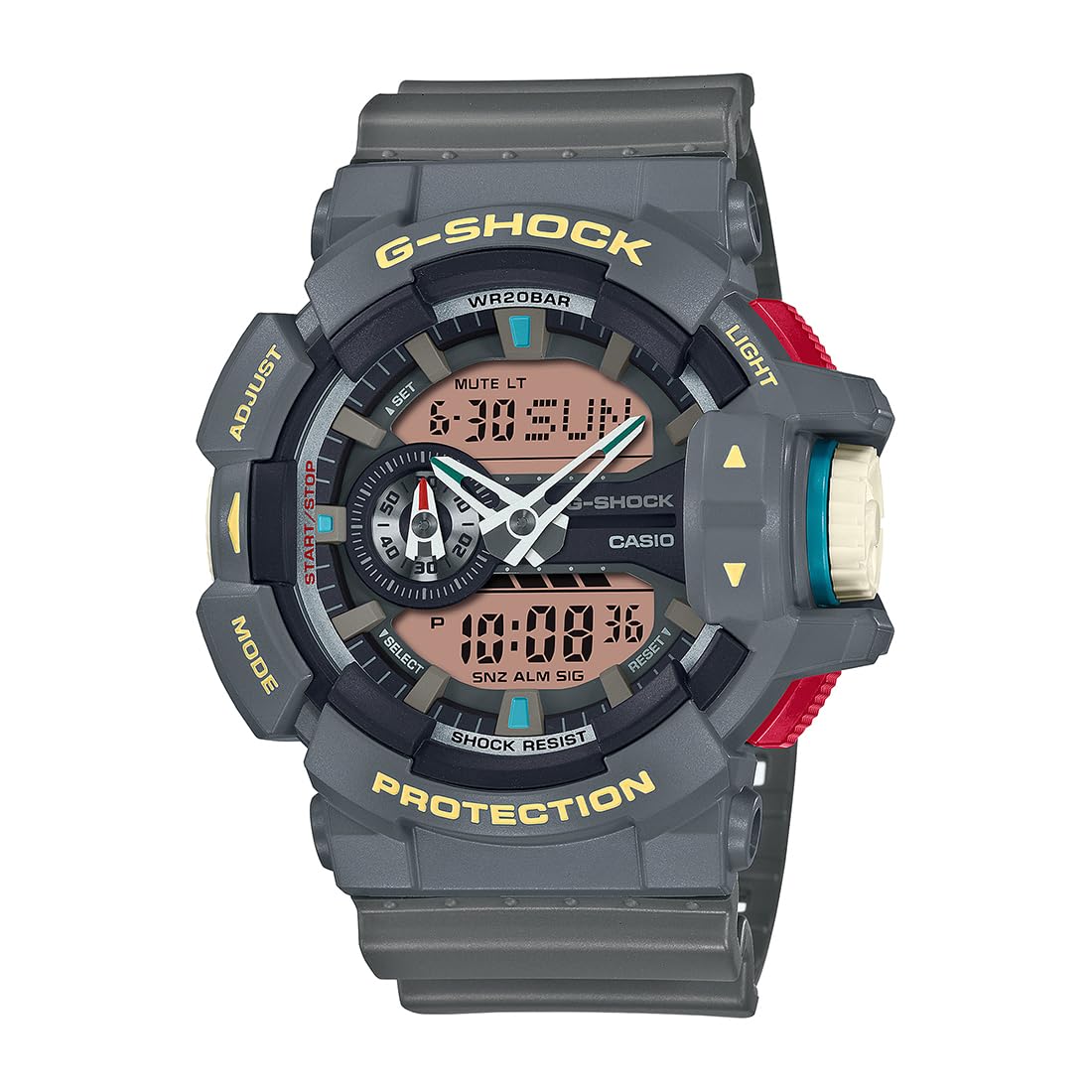 Casio Men Resin AnalogDigital Grey Dial Watch-Ga-400Pc-8Adr, Band Color-Gray (B0CLDMLDWD) Amazon Price History, Amazon Price Tracker