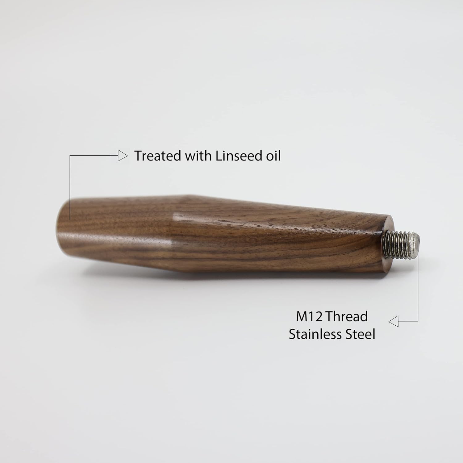 M12 Portafilter Handle Replacement Walnut Wood