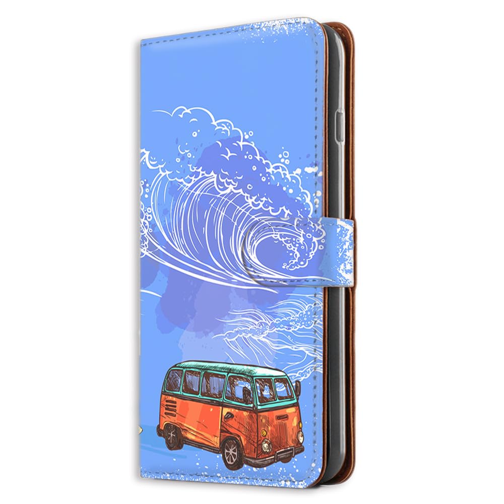 Amazon.co.jp: Galaxy A54 5G 用 SC-53D SCG21 対応 波とミニバン 海辺