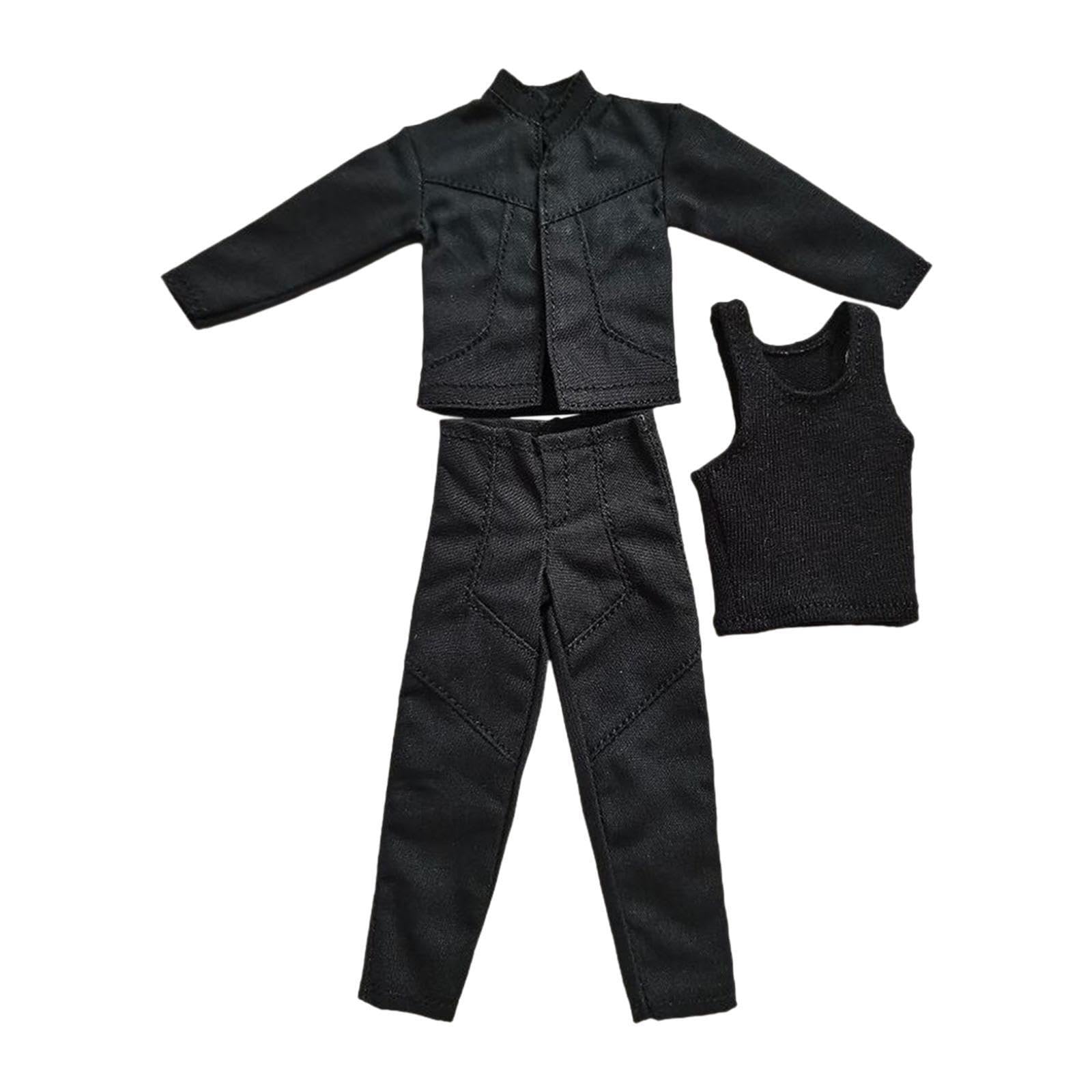 Chaqueta textil escala 1/12 y pantalones de sastre para entusiastas de las muñecas
