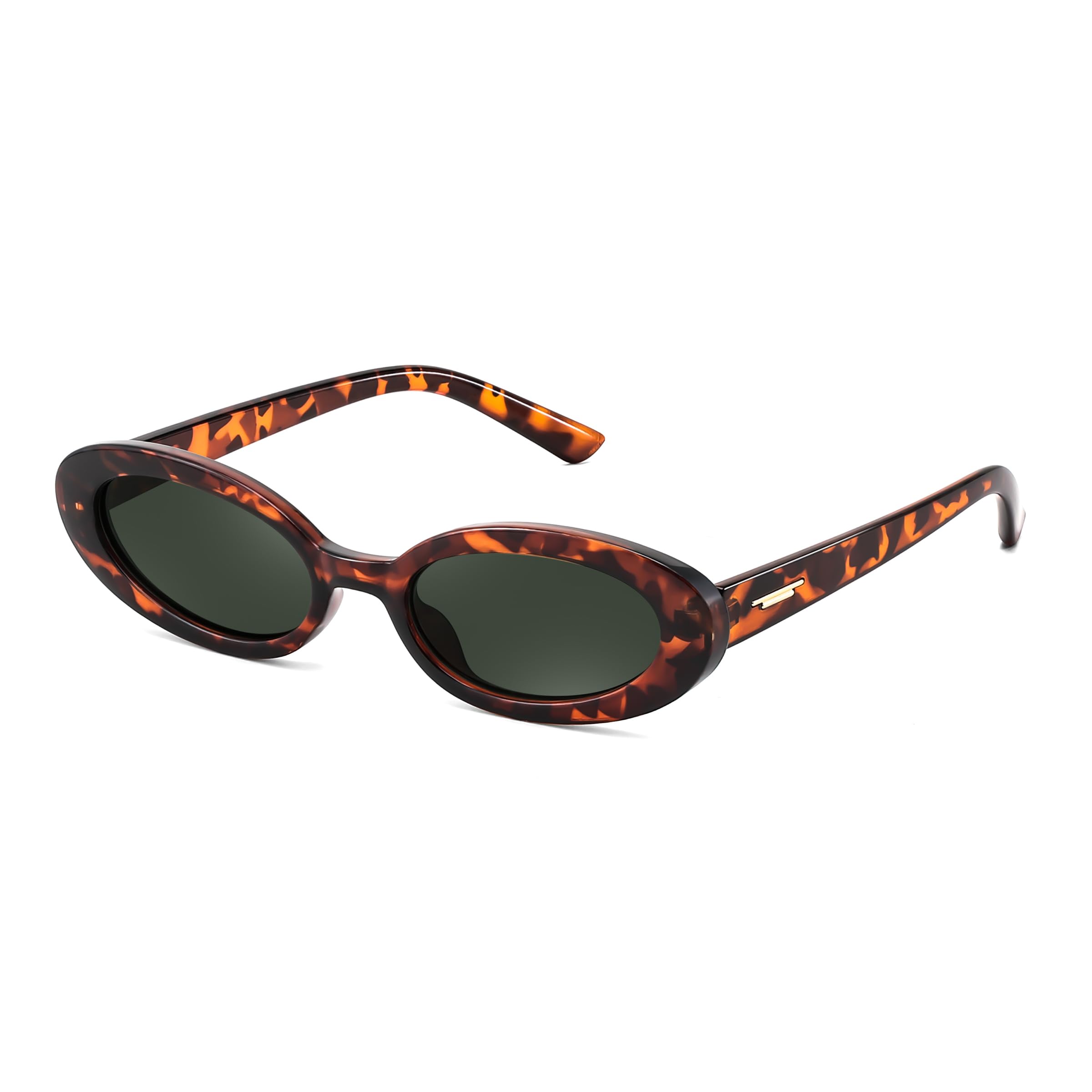 Photo 1 of FEISEDY Retro Oval Cateye Women Sunglasses