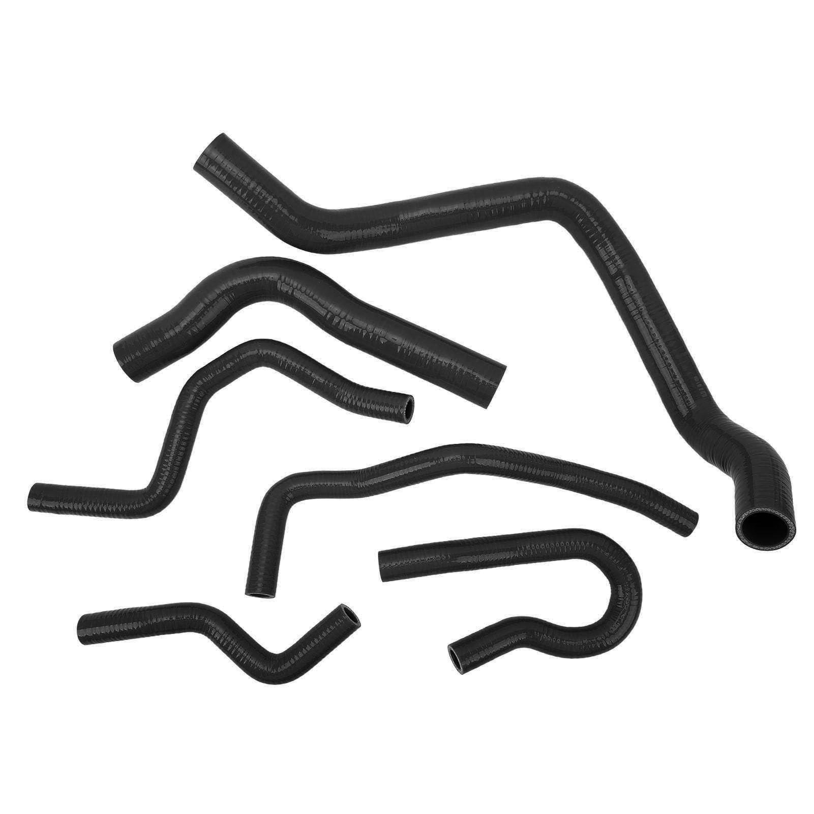 Generic Zestaw Węży Płynu Chłodzącego Chłodnicy do Type R EK EG B16A B18C B20B, Trwały Zestaw Silikonowy Zapewniający Efektywny Transfer Płynu Chłodzącego, 6 szt. (BLACK)
