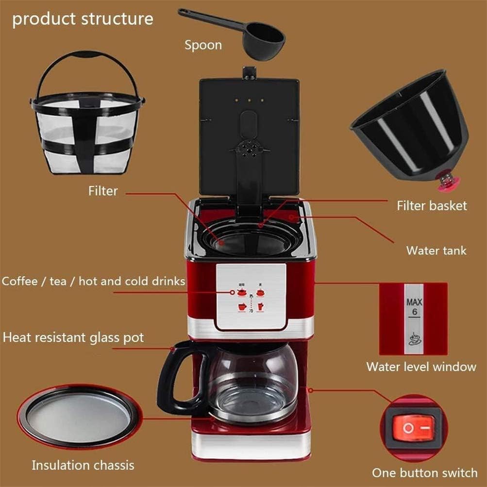 Coffee Machine, Espresso Machines Fully Automatic Coffee Machine, Household Drip-Type Instant Coffee Machine, Coffee and Tea Dual-use Machine