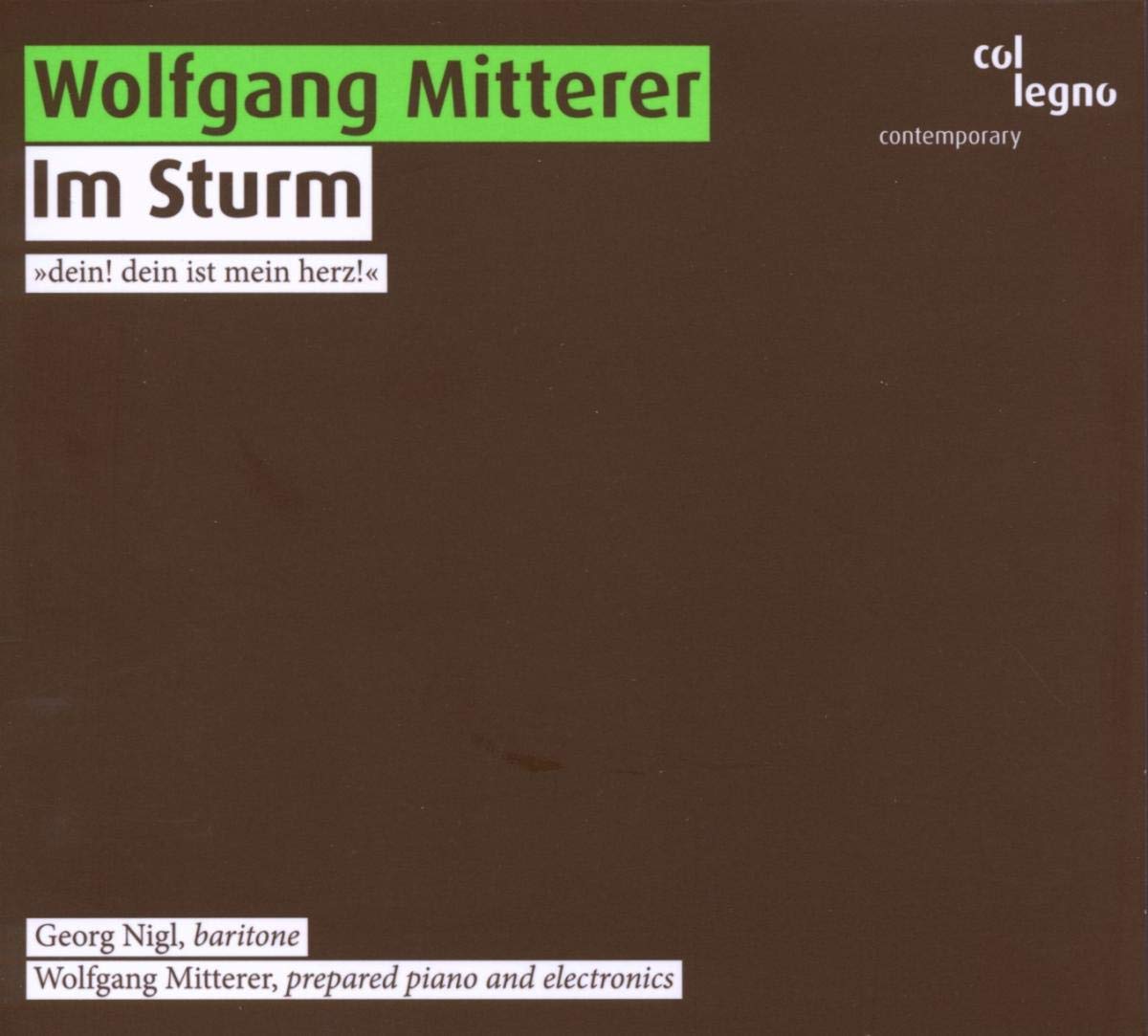 Schubert: Im Sturm, Liederzyklus