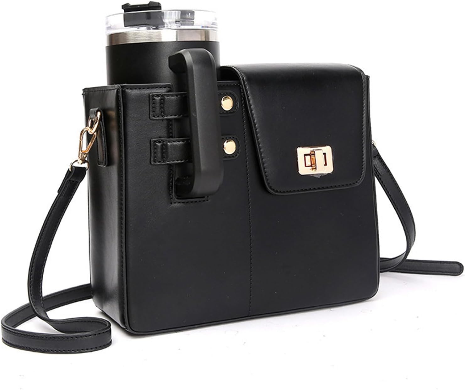 Stanley Cup Purse Crossbody Bag Outdoor Crossbody Water Cup Storage Bag Portable Water Bottle Holder for Travel