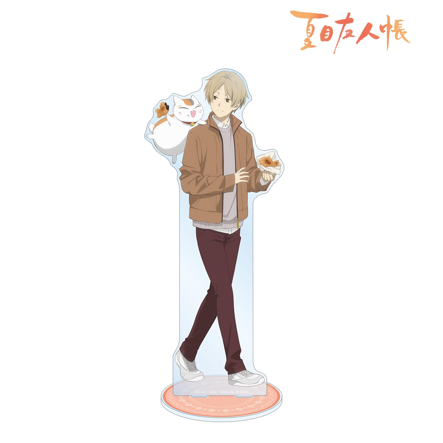 なつめゆる人帳 壁掛けアクリルクロック 夏目友人帳 時計 夏目貴志