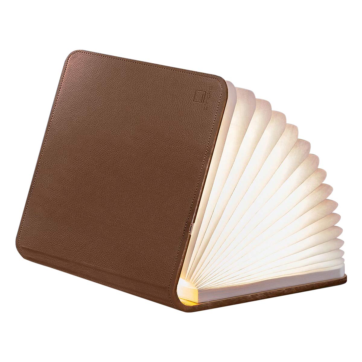 Gingko Smart Book LED Portable Desk Light Mini Black Leather