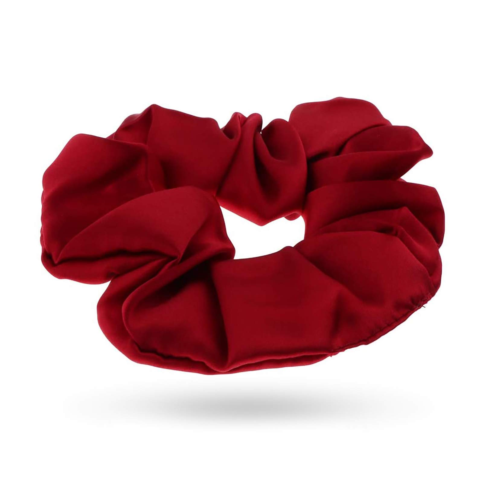 1 Pc Silk Hair Floral Scrunchy Akcesoria Kobiety Dziewczęta Red Silk Scrunchies Do Włosów