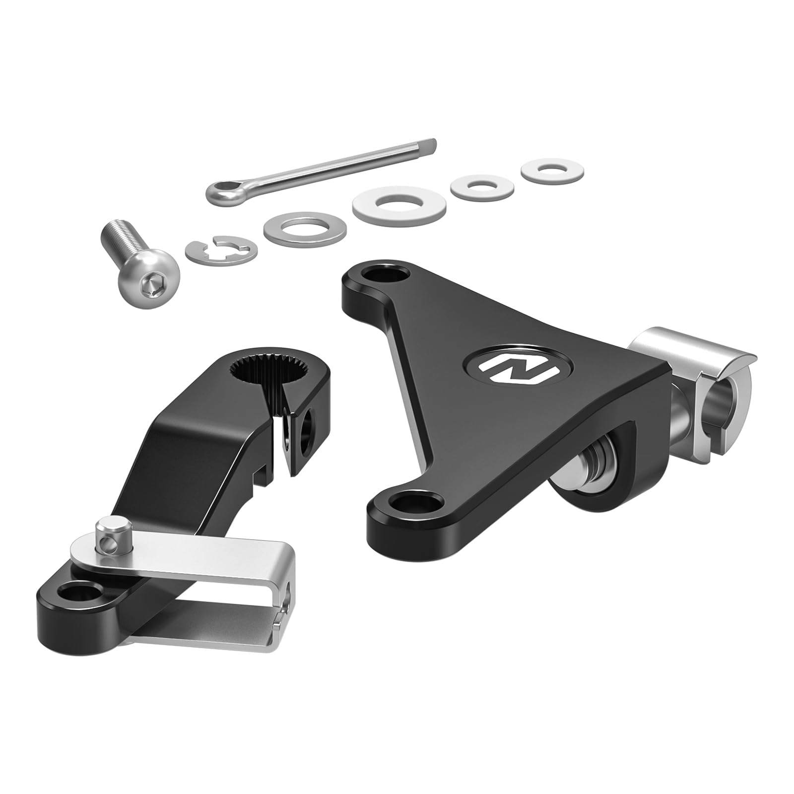 NICECNC Braccio frizione nero a un dito compatibile con Tenere 700 /XTZ700 2019-2024, leva regolabile in alluminio compatibile con Yamaha Tenere 700 Rally Edition 2020-2024, vedi montaggio