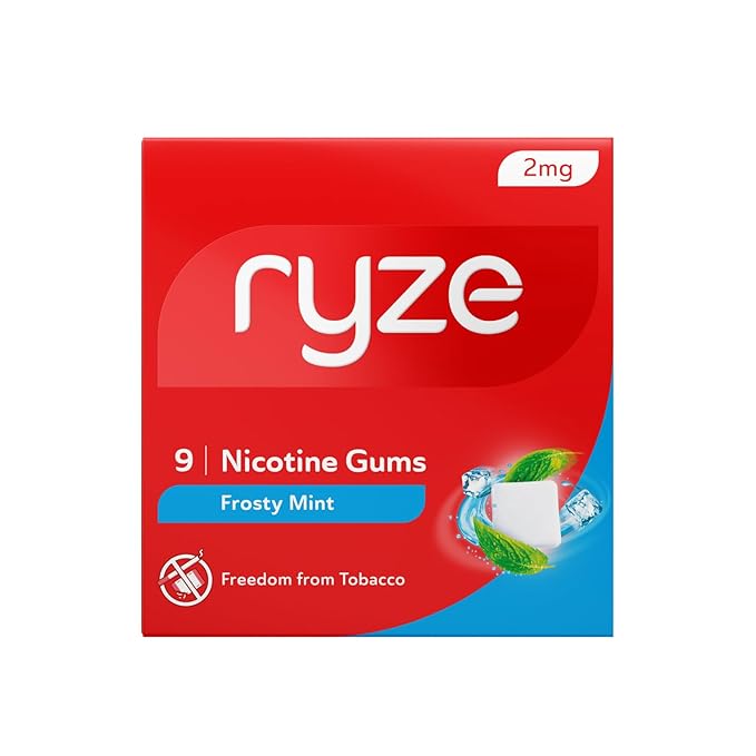 RYZE Frosty Mint Nicotine Gum 2mg | 9 Gums