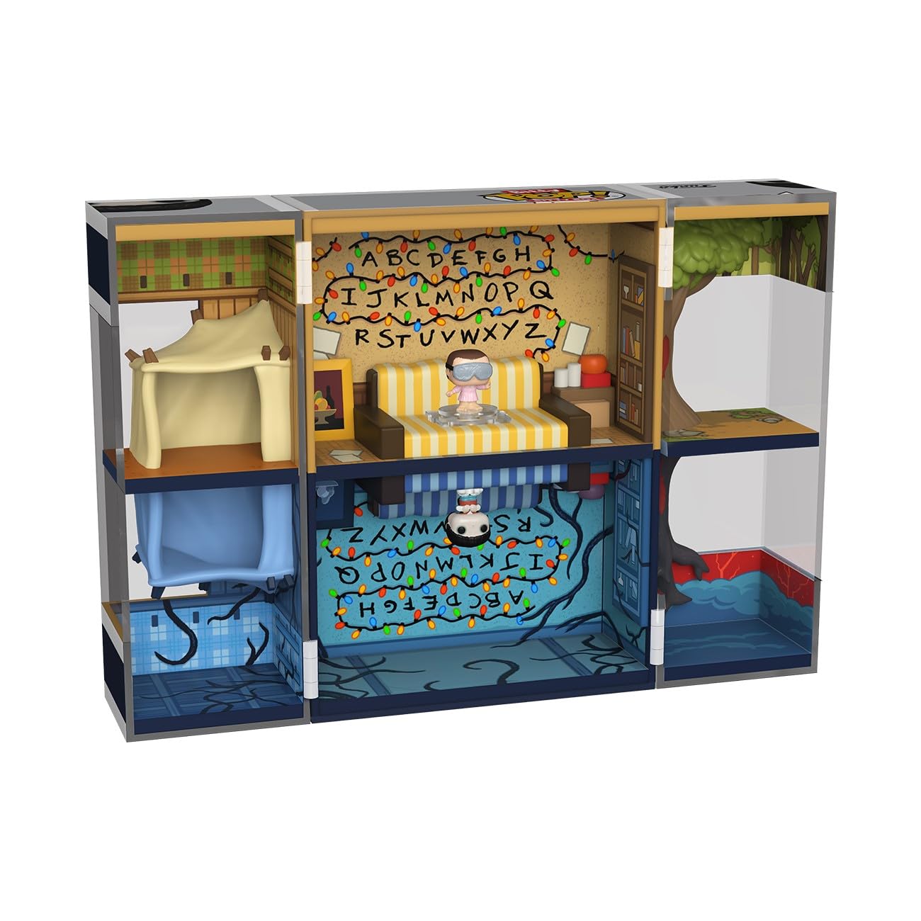 Funko Bitty Boxes: Stranger Things - Byers House with Will and Eleven - Figura de Vinilo Coleccionable - Idea de Regalo - Mercancía Oficial - Juguetes para niños y Adultos