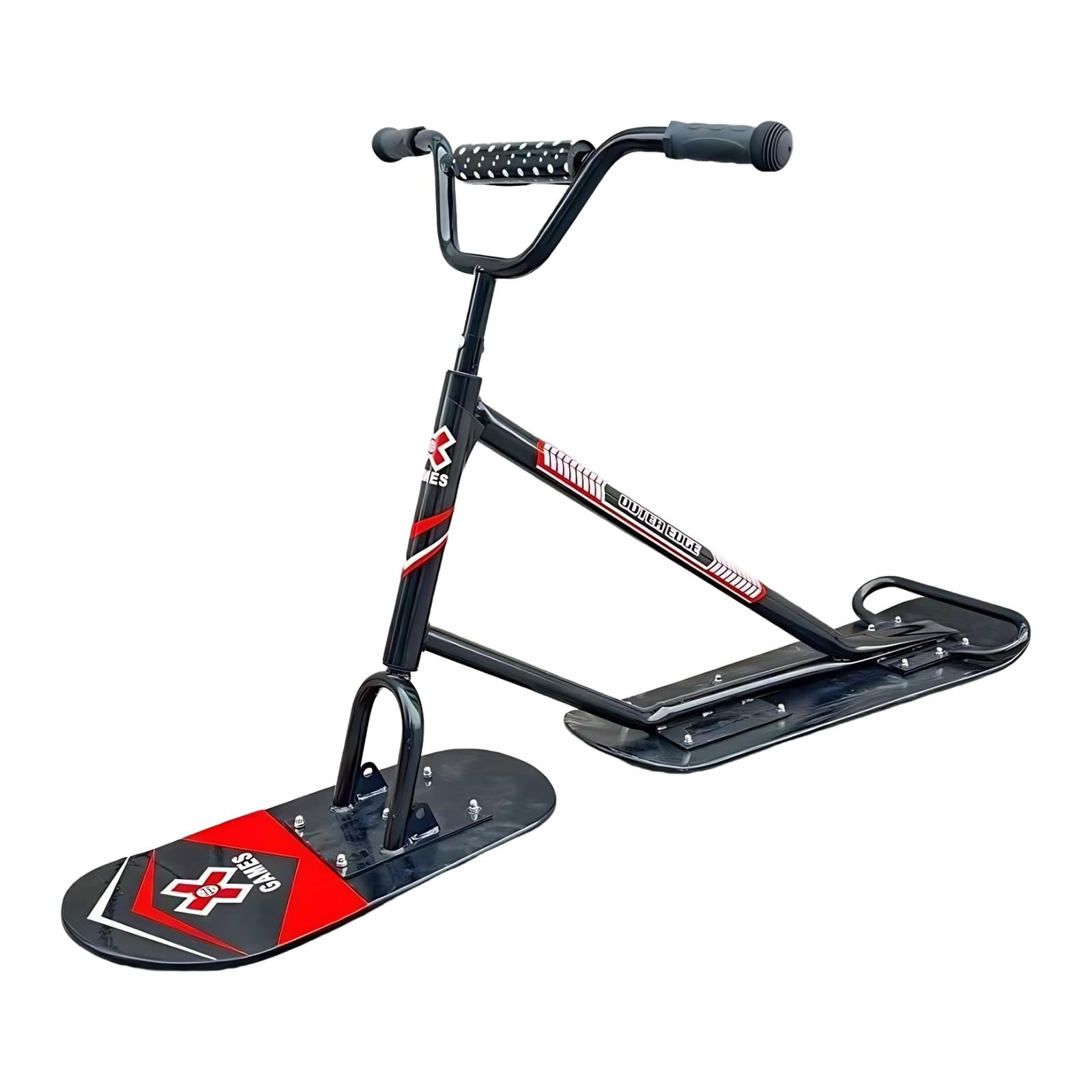 Trottinette Neige Robuste pour Trottinette Parc à Neige Et Pistes Damées, Idéale Sports D’Hiver Extérieur