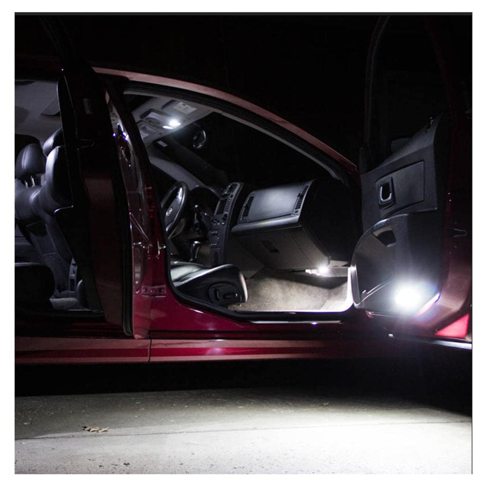 18pcs Bianco Canbus Errore Auto LED lampadine Lettura Cupola Luce Interna Kit, per Renault Vel Satis 2002-2009 Lampada Targa