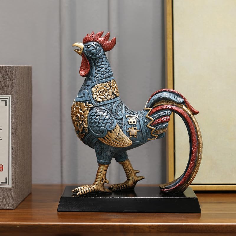 Amazon.co.jp: 鶏の置物 風水 金運 財運 厄除け 魔除け 風水