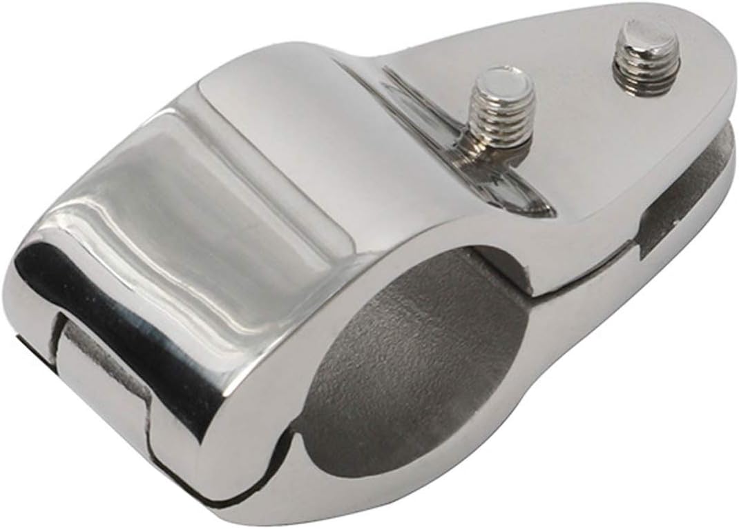 NovelBee 4pcs of 316 Stainless Steel Bimini Top Hinge Rail Mount 1"