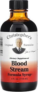 Christophers Original Formulas Blood Stream Formula Syrup, 4 fl oz 118 ml