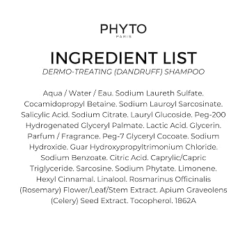 PHYTO Scalp Solutions Dandruff Shampoo - Anti-Flake & Anti-Itch Scalp Treatment, Soothes & Rebalances, Sulfate-Free, Color-Safe - 8.45 fl oz