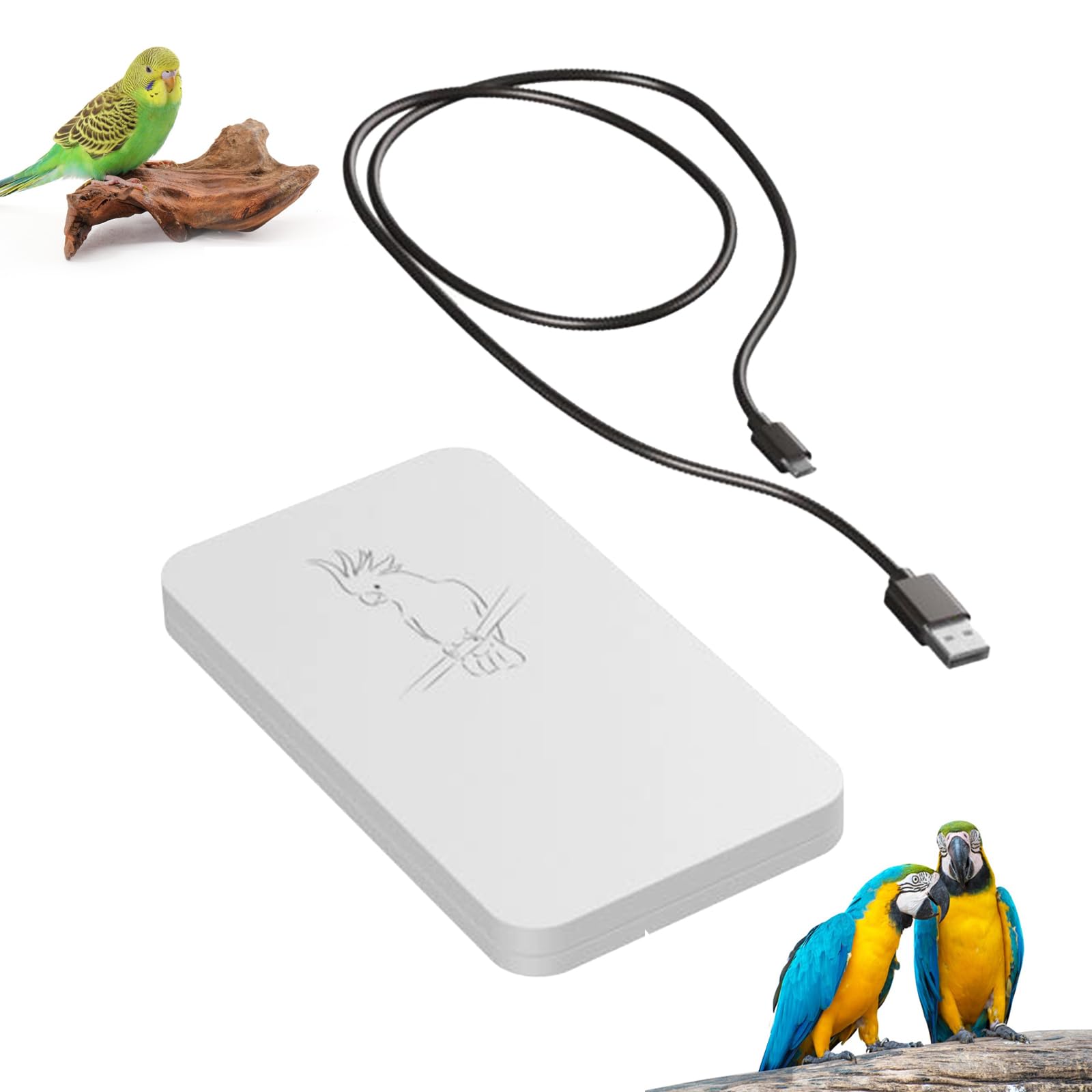 Amazon | EsiFare 鳥かごヒーター インコ保温ヒーター 鳥用保温