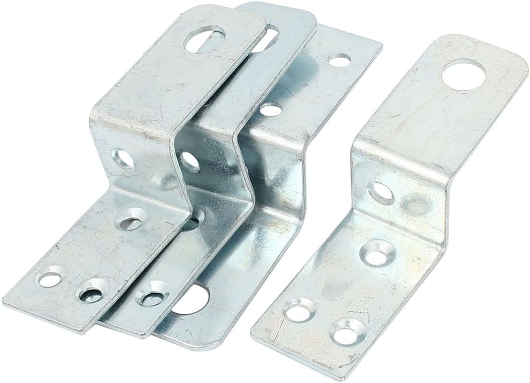 uxcell Z Shaped Corner Brace Angle Brackets Fasteners 36mm x 34mm 4 Pcs
