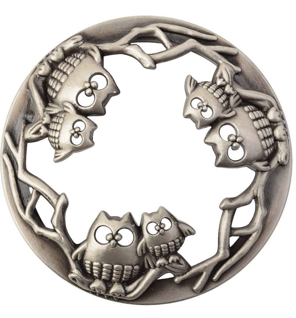 Wakehurst Candle Toppers Candle Lids Jar Candle Accessories Shades (Owl Design)