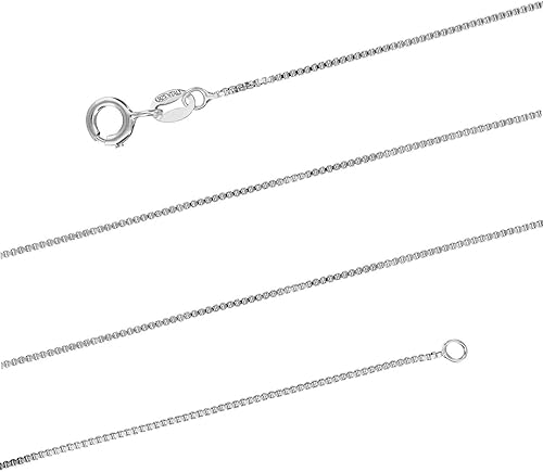 Miniatura 5 de Aloha Jewelry Company Collar con colgante de cola de ballena hawaiana de plata de ley 925 con cadena de caja de 18 pulgadas, sin níquel,