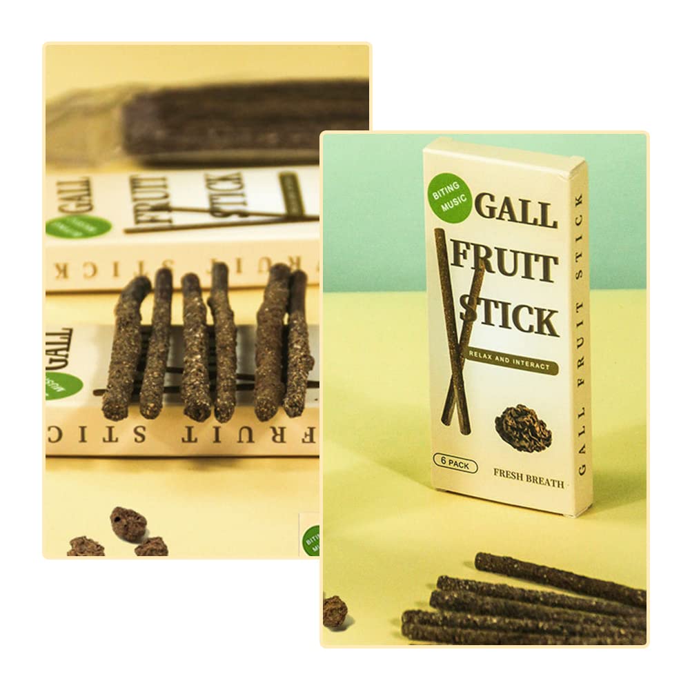 6 Palos masticables para gatos, palos de hierba gatera natural, juguetes de hierba gatera biliar, palillo de frutas, dientes de gato para limpieza de dientes de gato
