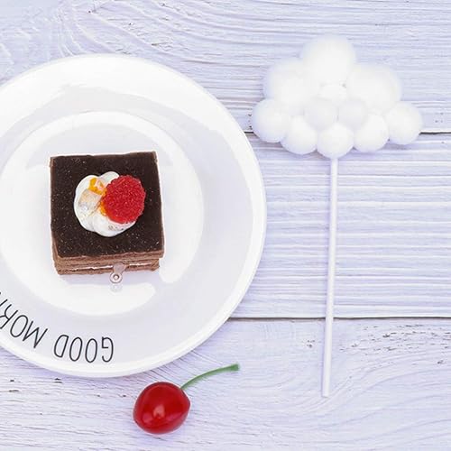 Miniatura 7 de Amosfun 5 piezas de decoración de pastel de dibujos animados 3D de nube, decoración de tartas de fiesta, día de San Valentín, boda, compromiso,