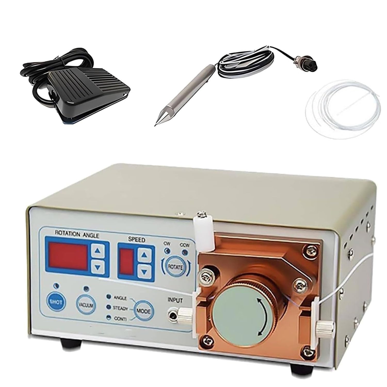 Dispensador De Pegamento Peristáltico, Máquina Dispensadora De Pegamento Automática, Viscosidad Aplicable Inferior A 5000 CPS, Modo Manual/automático, Velocidad Ajustable, para Diversos