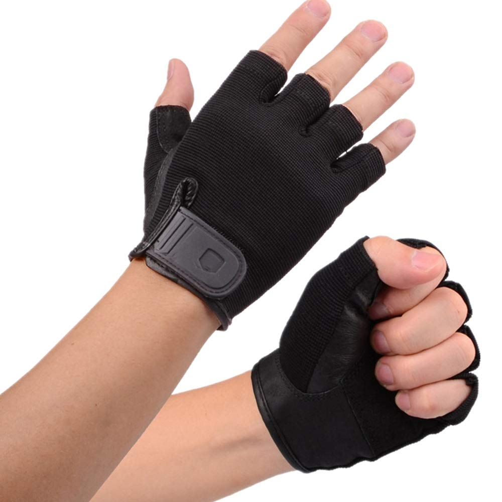 Guanti Antiscivolo per la Palestra Guanti da Palestra for Uomo e Donna, Guanti da Cross Training(XL)