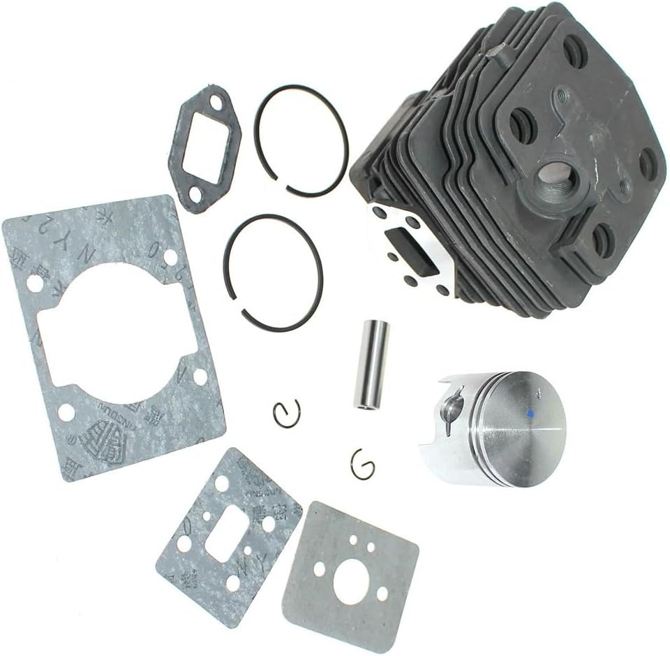 Cylinder Piston Kit Fit For Husqvarna 143R II 443RB 541RB 541RS 541RST 542RBS 143AE RedMax BC4300 BC4301 BC4302 BC4310 BC4350 BC4500