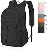 ZOMFELT Hiking Backpack for Women Men, 15L Lightweight Packable Backpack for Trip, Water Resistant Small Travel Backpacks, Foldable daypack for Hiking, Walking, Cycling, Camping, Black