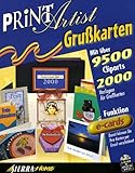  Print Artist Grußkarten. CD- ROM für Windows 95/98/ NT 4.0. 9.500 Cliparts, 2000 Vorlagen, E- Mail- Funktion E- Cards