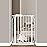 Fairy Baby Small Narrow Baby Gate for Doorways Stairs Hallway 25-27 Inch Wide, Pressure Mounted Walk Through Gates, Indoor Safety Child Gates for Kids or Pets